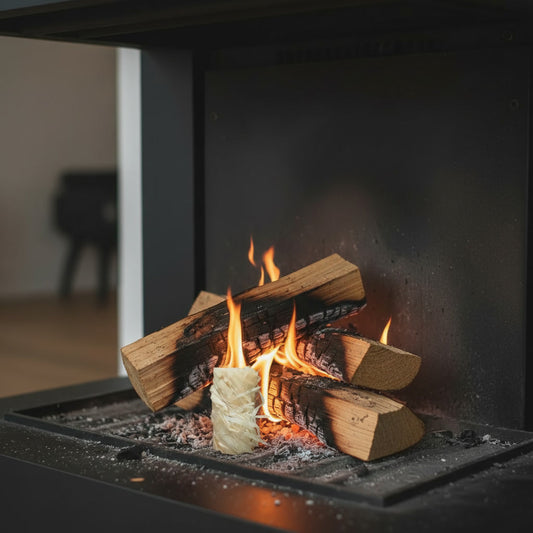 Natural Waxed Wood Fire Starters